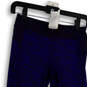 Womens Blue Elastic Waist Pull-On Activewear Capri Leggings Size Small image number 3