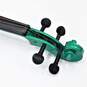 Sojing Brand 4/4 Full Size Green Electric Violin w/ Case, Bow, and Audio Cable image number 8