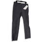 NWT Mens Gray Flat Front Pockets Straight Leg Slim Fit Dress Pants Sz 36x34 image number 1