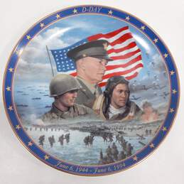 D-Day Commemorative Collector Plate w/ Case alternative image