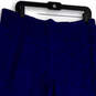 Womens Blue Elastic Waist Stretch Pockets Pull-On Capri Leggings Size 18/20 image number 3
