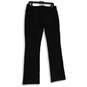 Womens Black Denim Dark Wash 5-Pocket Design Bootcut Leg Jeans Size 10 image number 2