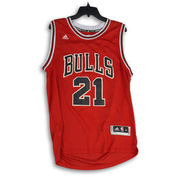 Mens Red Chicago Bulls Jimmy Butler #21 Basketball Pullover Jersey Size M