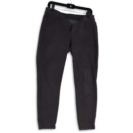 Womens Black Denim Dark Wash Pockets Stretch Skinny Leg Jeans Size M-S