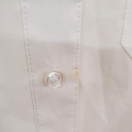 Banana Republic White Button Up Shirt WM Size S NWT image number 4