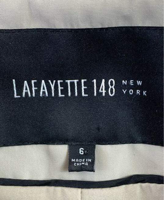La Fayette 148 New York Beige Jacket - Size 6 image number 3