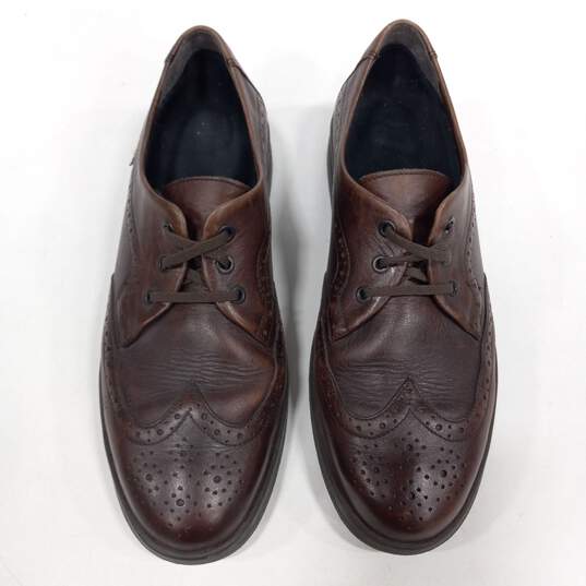 Mephisto Brown Lace Up Dress Shoes Size 12 image number 3
