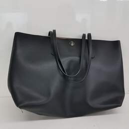 Kate Spade Large Black Leather Tote Bag w/ Con Purse alternative image