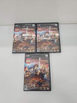 3 LEGO Lord of the Rings PC game New