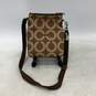 NWT Coach Womens Brown Multi Pockets Adjustable Strap Crossbody Purse image number 2