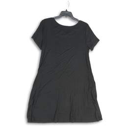 NWT Maurices Womens Black Short Sleeve Knee Length A-Line Dress Size Large alternative image
