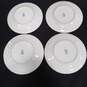 Set Of 4 Camelot Gracious Japan 1990 White Plates image number 2