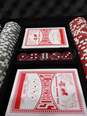 Tournament Poker Chips with Case & Cards image number 5