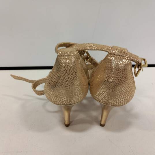 Antonio Melani Women's Gold Tone Heels Size 7 image number 4