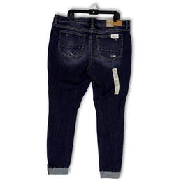 NWT Womens Blue Payton Denim Medium Wash Mid Rise Skinny Jeans Size 38R alternative image