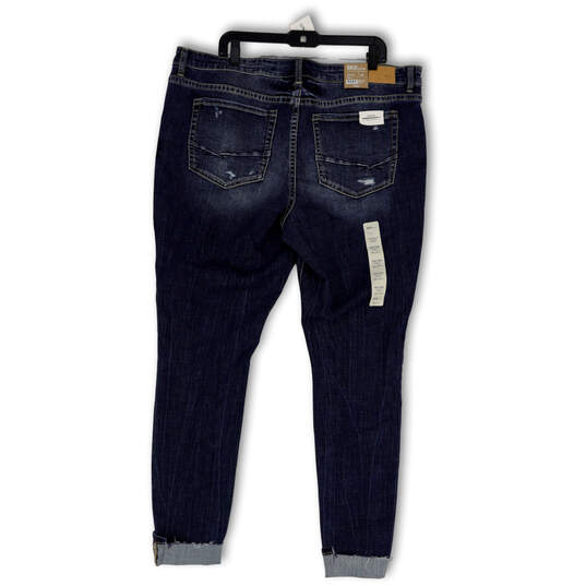 NWT Womens Blue Payton Denim Medium Wash Mid Rise Skinny Jeans Size 38R image number 2