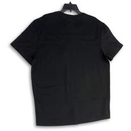NWT Mens Black Crew Neck Zip Pocket Stretch Pullover T-Shirt Size X-Large alternative image