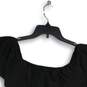 NWT NY&C 7th Avenue Design Studio Womens Black Off The Shoulder Blouse Top Sz L image number 4