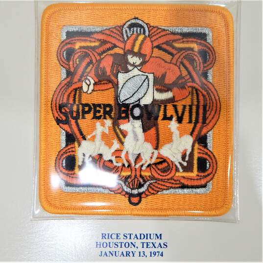 Willabee & Ward 1967 Super Bowl 8 Patch  Miami/ Minnesota image number 3