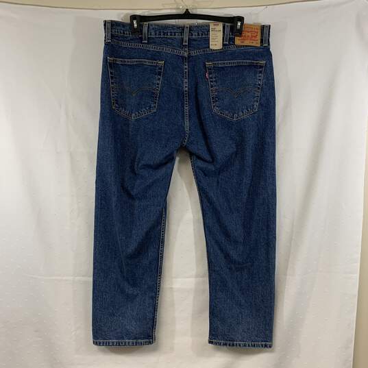 Men's Medium Wash Levi's 505 Regular Fit Jeans, Sz. 40x29 image number 2