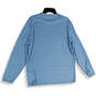 Womens Blue Heather Crew Neck Long Sleeve Pullover T-Shirt Size Medium image number 2