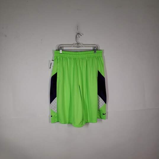 Mens Dri-Fit Elastic Drawstring Waist Pockets Athletic Shorts Size 2XL image number 2