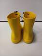 Crocs Women's 203851 Yellow Freesail Shorty Pull-On Rain Boots Size 9 image number 2
