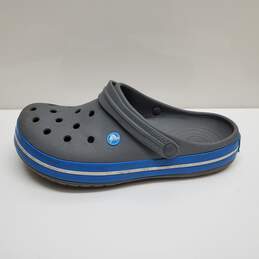 Crocs Crocband Gray Blue White Classic Comfort Casual Sport Slip On Clogs Sz M10/W12 alternative image
