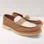 Tommy Hilfiger Sector Brown/White Slip On Penny Loafers Men's Size 9 image number 1