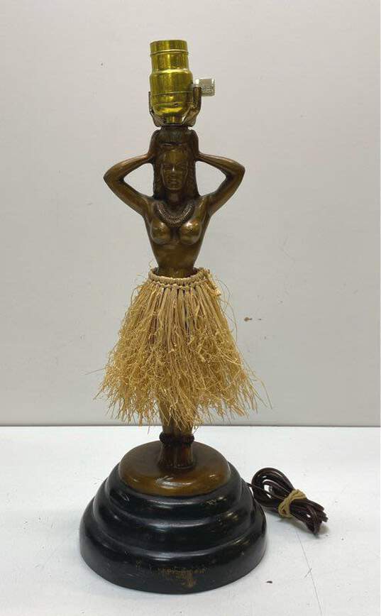 Hula Lamps of Hawaii Vintage (Non Motion) Hawaiian lamp image number 1