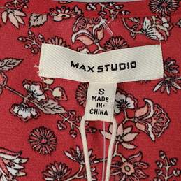 Max Studios Women Red Floral Dress Sz S NWT alternative image