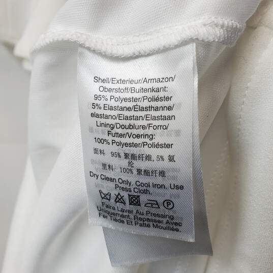 DKNY White Belted Shift Dress Size 10 image number 5