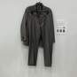 Giorgio Armani Mens Gray Two-Button Blazer & Flat Front Pants Set Size 52 w/ COA image number 1