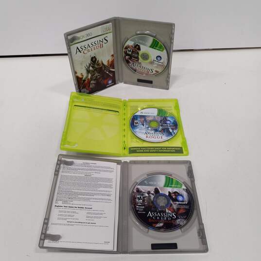 5pc. Bundle of Assorted Xbox 360 Assassin's Creed Games image number 6