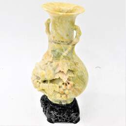 Vintage Chinese Carved Soapstone Vase