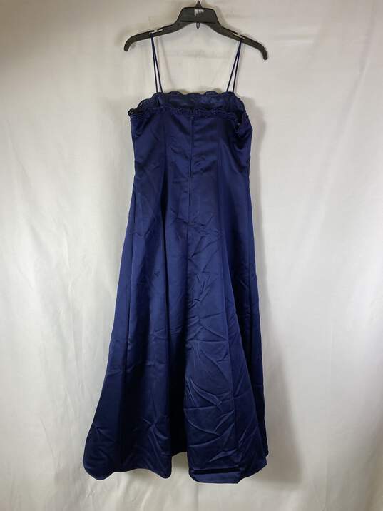 Betsy & Adam Blue Formal Dress 8 NWT image number 2