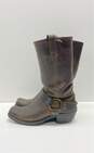 Frye Leather Harness Square Toe Boots Brown 6.5 image number 2