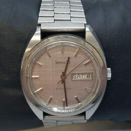 Imodo Swiss 36mm Day Date Vintage Round Dial Watch 79.0g