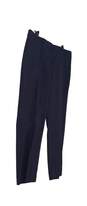 Womens Blue Casual Comfort Waist Straight Leg Pants Size 14 image number 2
