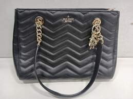 Kate Spade Black Quilted Chevron Leather Purse