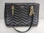Kate Spade Black Quilted Chevron Leather Purse image number 1