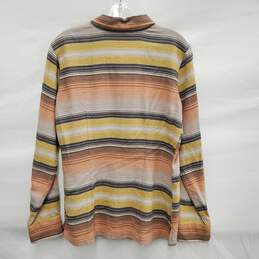 Patagonia WM's 100% Organic Cotton Gray & Yellow Long Sleeve Shirt Size 8 alternative image