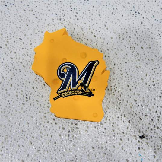 Christian Yelich Milwaukee Brewers  Cheese  Head Bobblehead FOCO image number 4