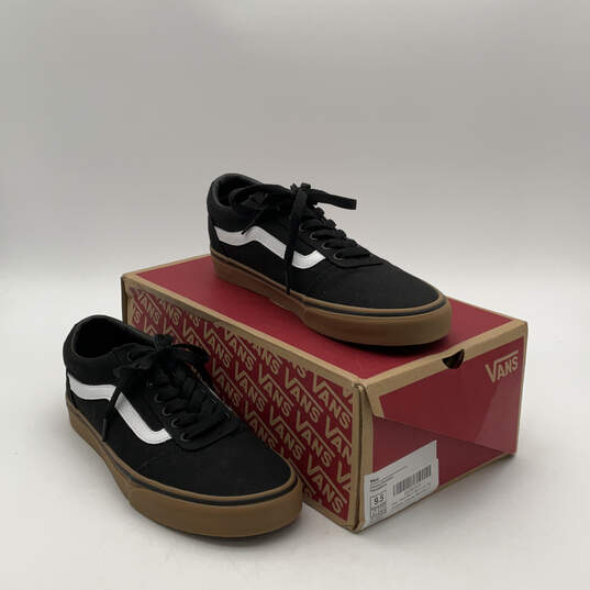 NIB Mens Ward Black White Lace Up Skateboarding Sneaker Shoes Size 9.5 image number 1