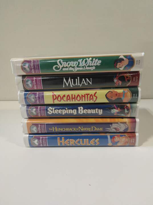 Walt Disney Masterpiece 6  VHS Movie Bundle image number 1