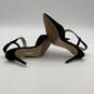 Womens Lo Jycye Black Suede Pointed Toe D'Orsay Heels Size 7.5M With Box image number 5