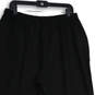 Womens Black Elastic Waist Slash Pocket Pull-On Ankle Pants XL Petite image number 3