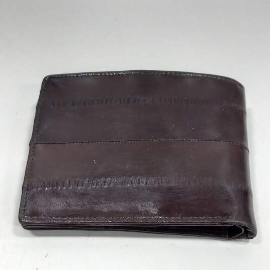 Len Sands of Hawaii Genuine Eelskin Bi-Fold Wallet image number 1