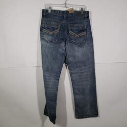 NWT Mens Relaxed Fit 5-Pocket Desing Denim Straight Leg Jeans Size 30X30 alternative image