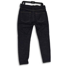 NWT Womens Blue Denim Dark Wash 5-Pocket Design Skinny Jeans Size 31R alternative image